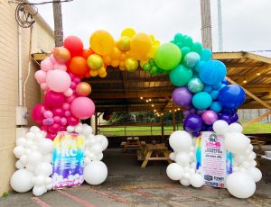 Full Wrap Balloons Lost Forty Brewing Rainbow Connection by Just Peachy, Little Rock, Arkansas