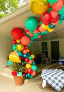 Half Wrap Entryway Balloons by Just Peachy, Little Rock, Arkansas