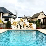 Alpha-Lit Marquee Letters Balloons Baby Shower Pool by Just Peachy, Little Rock, Arkansas