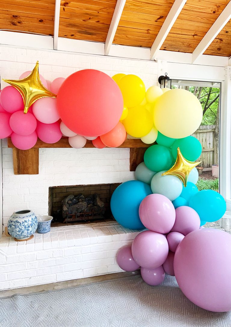 Mantel Balloons by Just Peachy, Little Rock, Arkansas