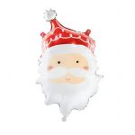 Santa face helium balloon for your Christmas party at Just Peachy in central Arkansas.