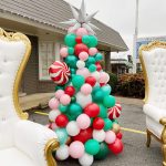 Merry Merry Christmas balloon tree from Just Peachy.