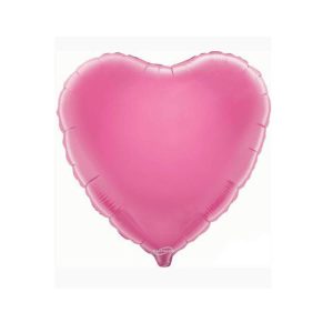 Rose Pink 18 inch heart shaped foil Mylar balloon from Just Peachy for Valentine’s Day.