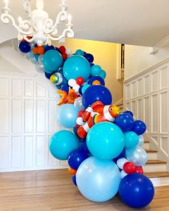Staircase Balloons Kids Birthday Party by Just Peachy, Little Rock, Arkansas