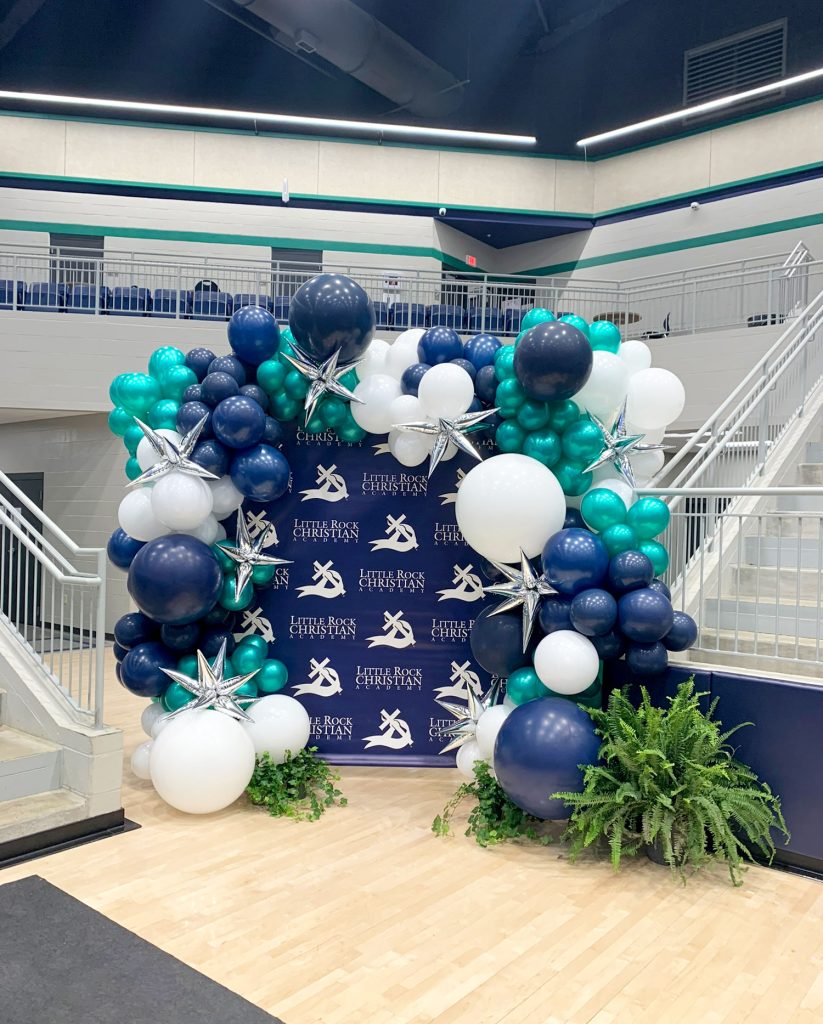 Step and Repeat Balloons Little Rock Christian Academy by Just Peachy, Little Rock, Arkansas