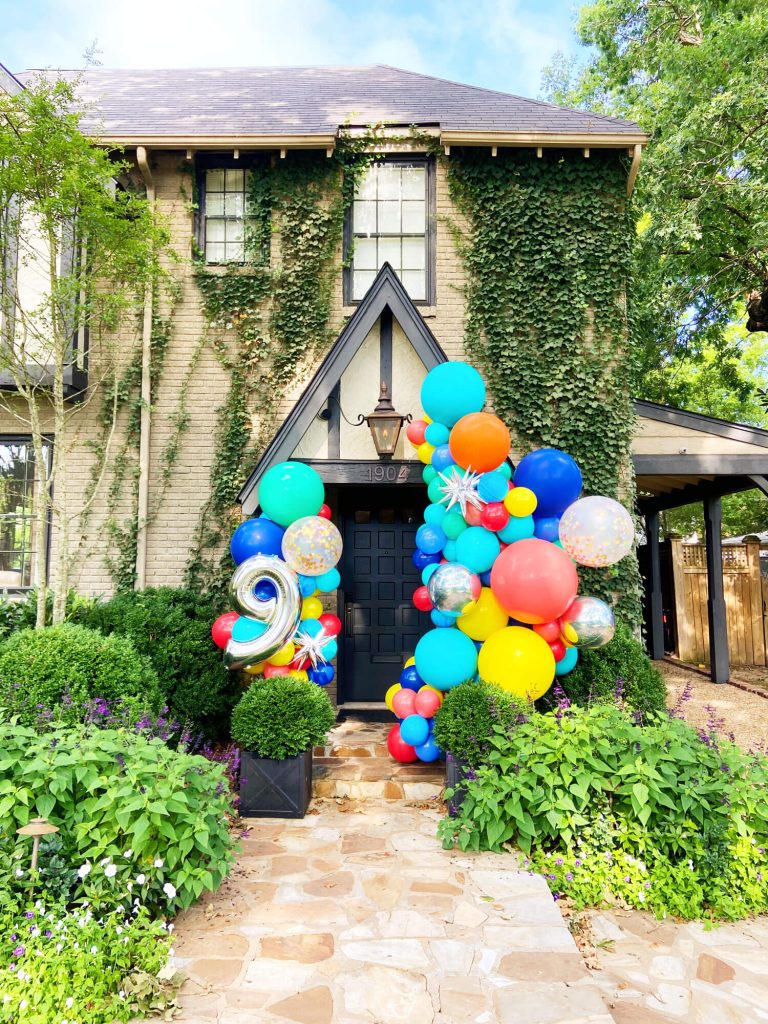 Half Wrap Entryway Balloons Birthday by Just Peachy, Little Rock, Arkansas