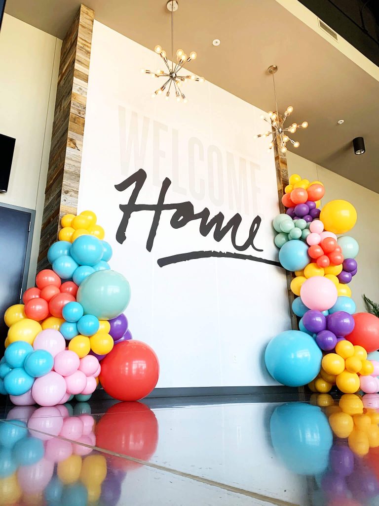 New Life Church Welcome Home Baloons by Just Peachy in Little Rock, Arkansas